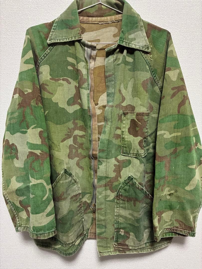 リバーシブル カモ柄ジャケット Ranger系 ミッチェルカモ系 ビンテージ