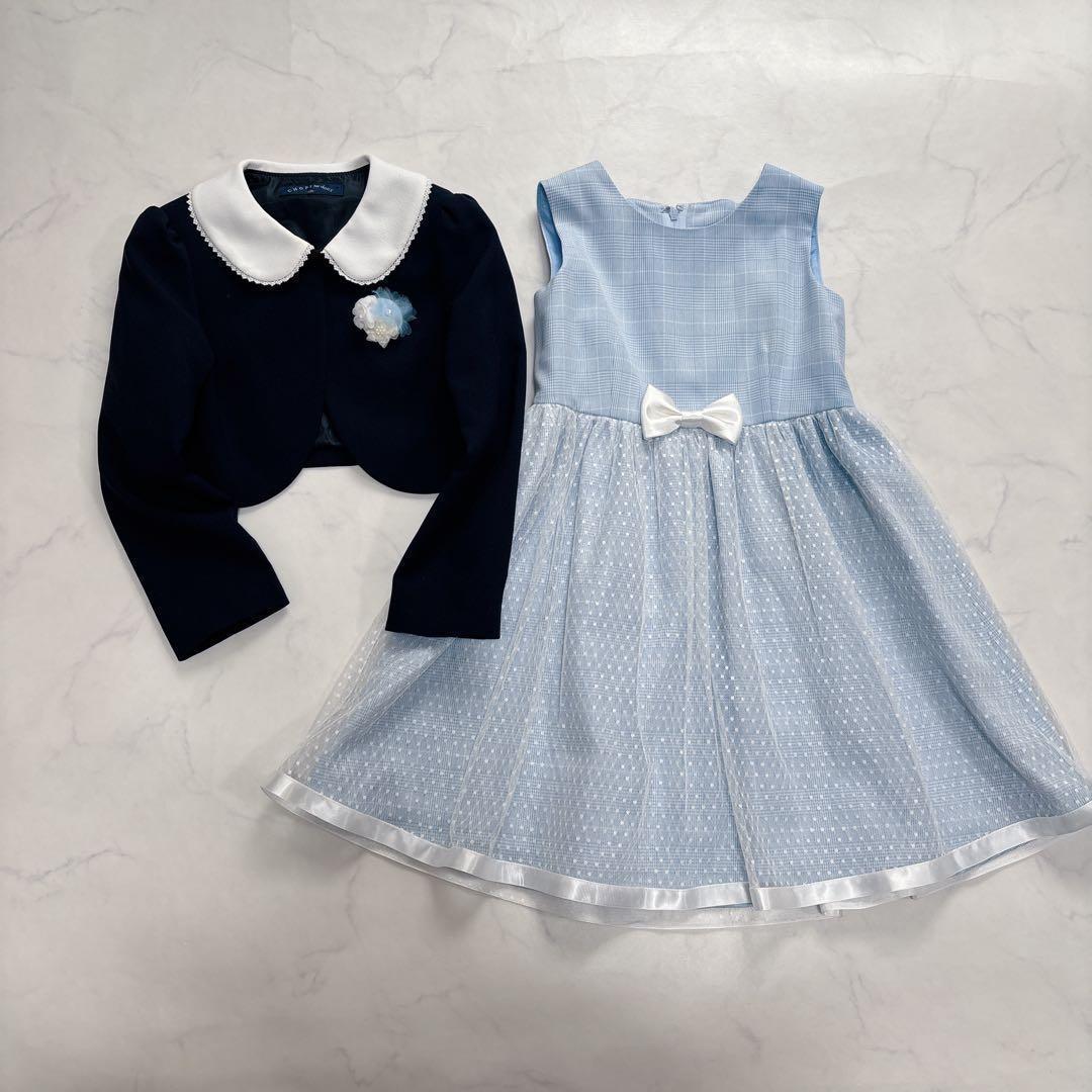 CHOPIN deux 女の子　フォーマルドレス　ボレロ　ワンピース　120cm