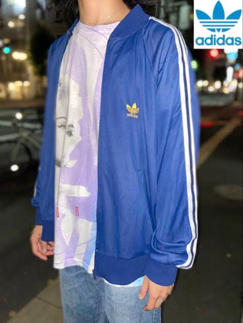 アディダス Sサイズ ビンテージトラックジャケット adidas ATP ブルー