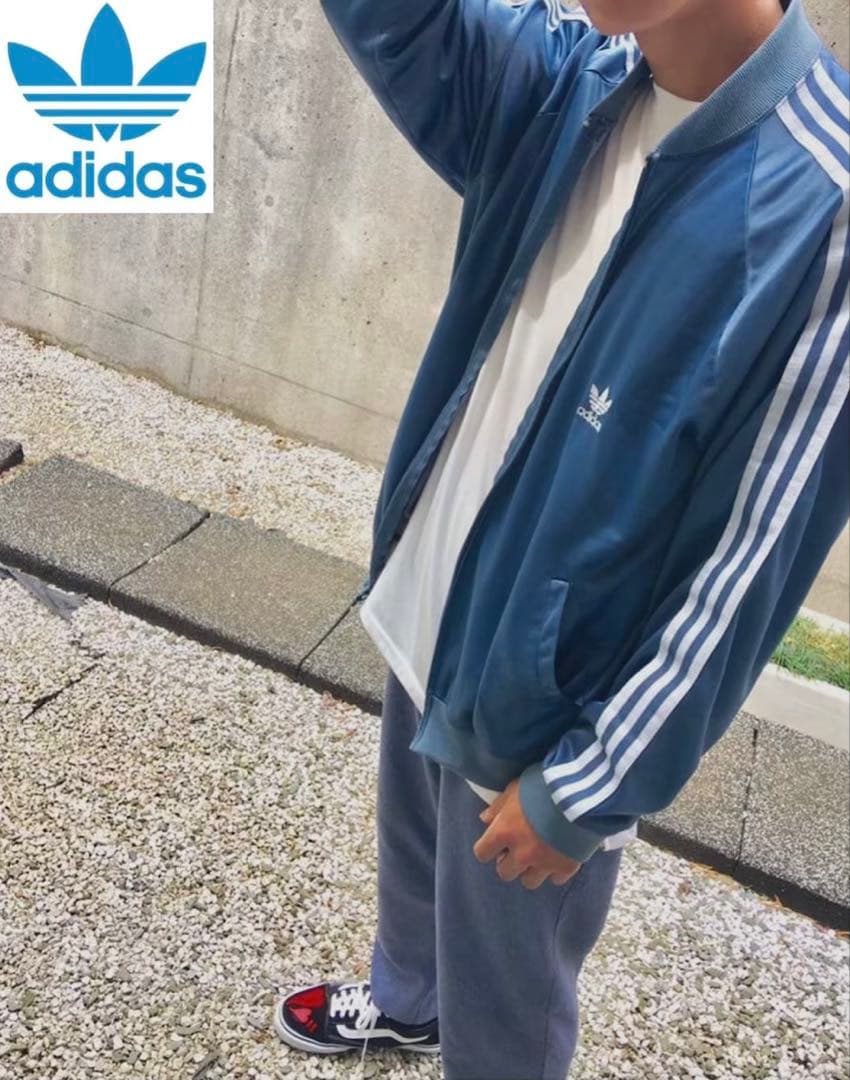 アディダス Sサイズ ビンテージトラックジャケット adidas ATP ブルー