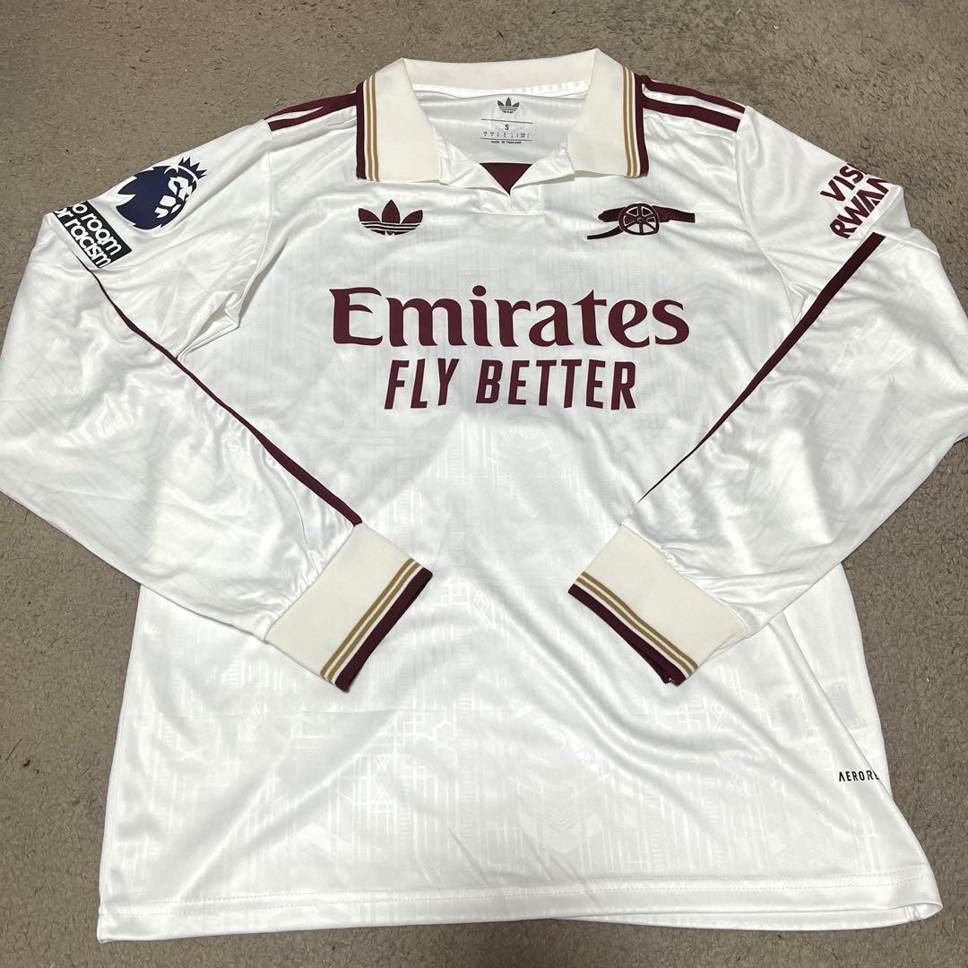 【超希少】adidaアーセナル25-26 3rdサード長袖ユニフォーム#7 サカ