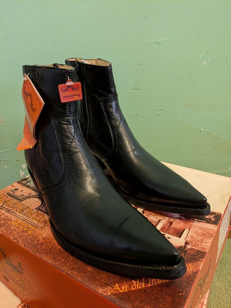 ★HACIENDA BOOTS★本牛皮ブーツ★US7.5(25.5cm)★