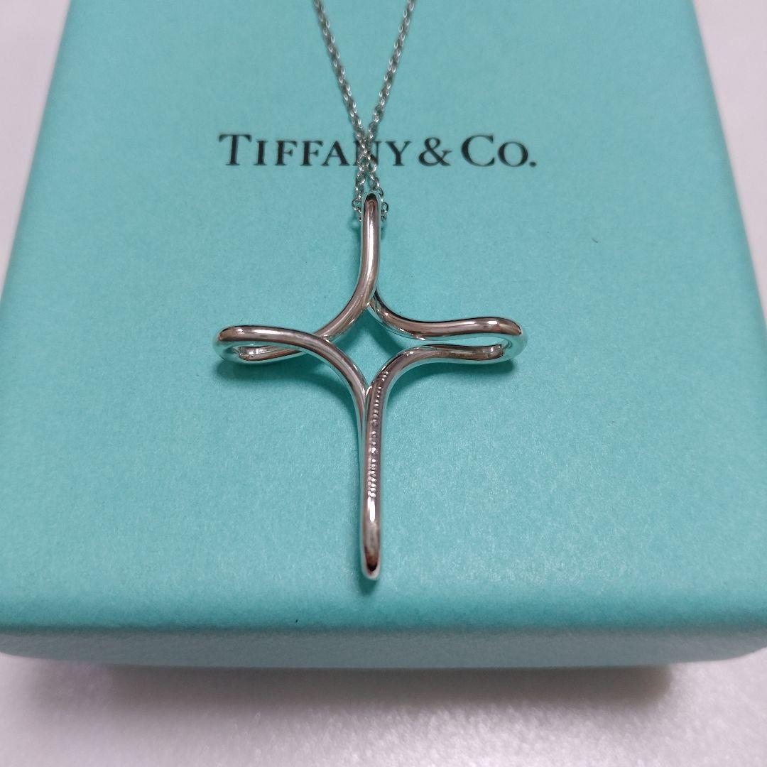 TIFFANY ティファニー インフィニティ クロス ネックレス ラージサイズ