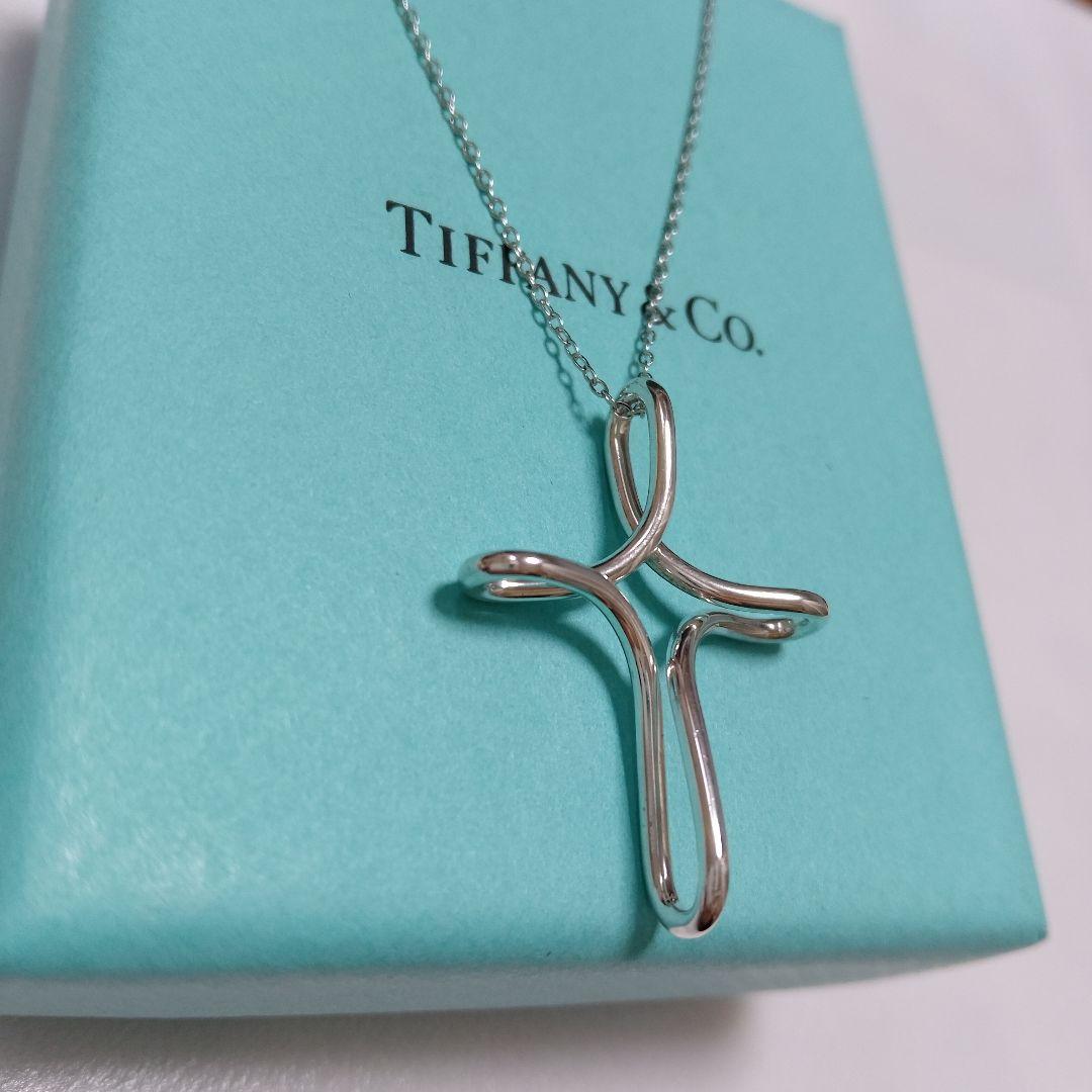 TIFFANY ティファニー インフィニティ クロス ネックレス ラージサイズ