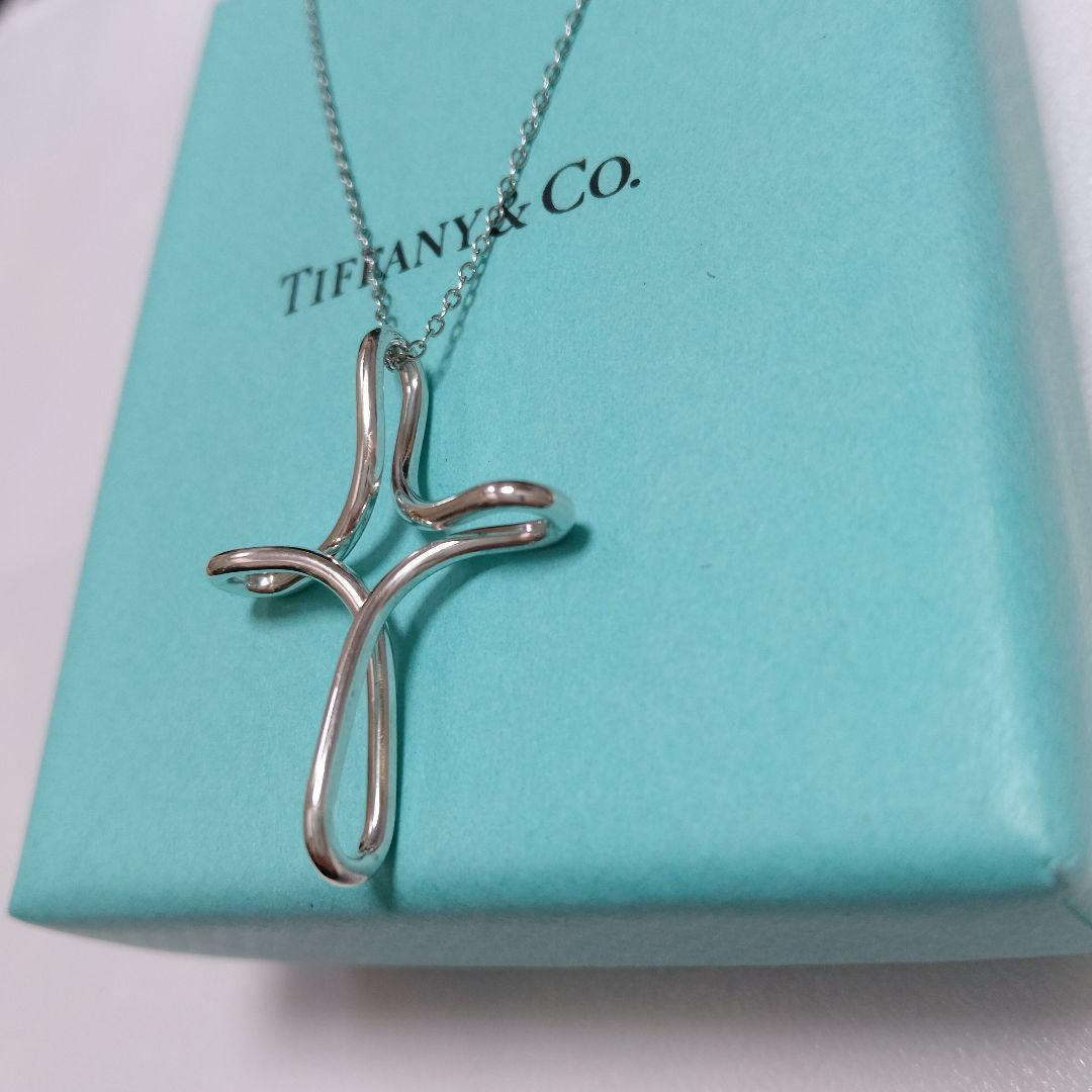 TIFFANY ティファニー インフィニティ クロス ネックレス ラージサイズ