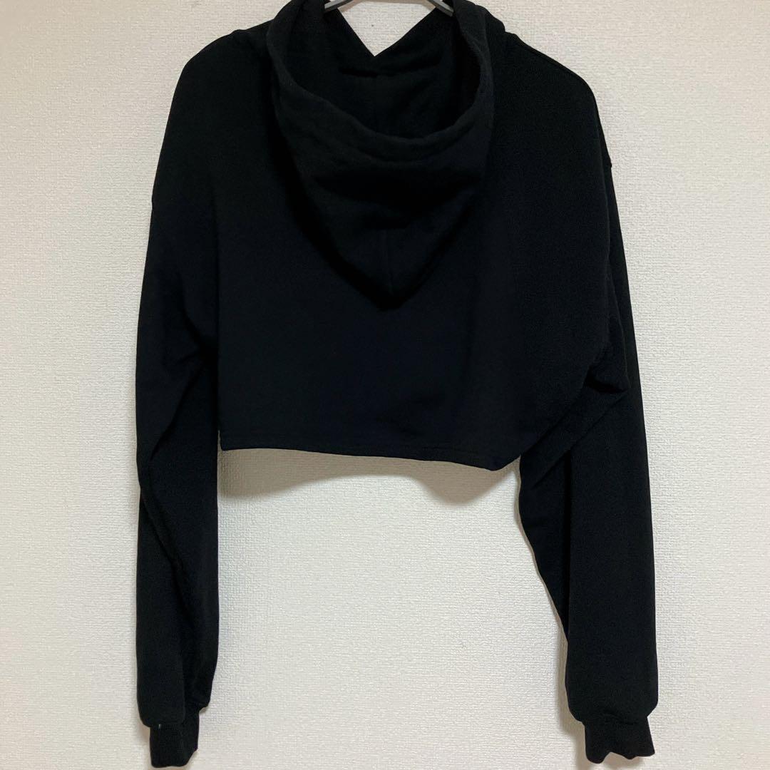 #FR2 月桃 沖縄限定 ショート丈 クロップド ロゴ スウェット パーカー