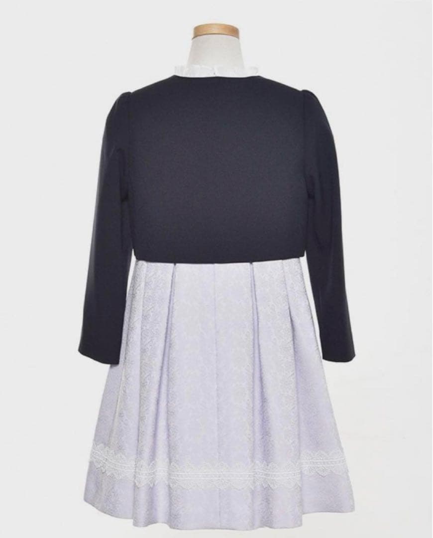 【美品】ワルツバイビームス　フォーマル　入学式　ボレロワンピース　130