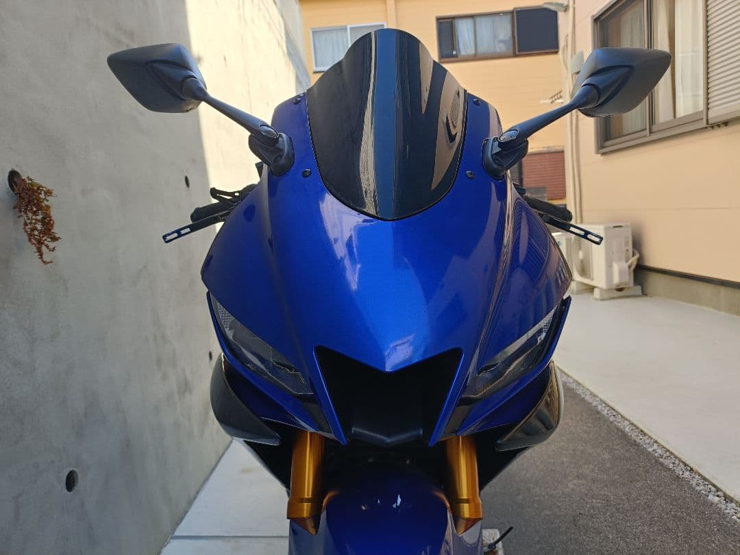 yzf-r25 社外 青 R6風アッパーカウル