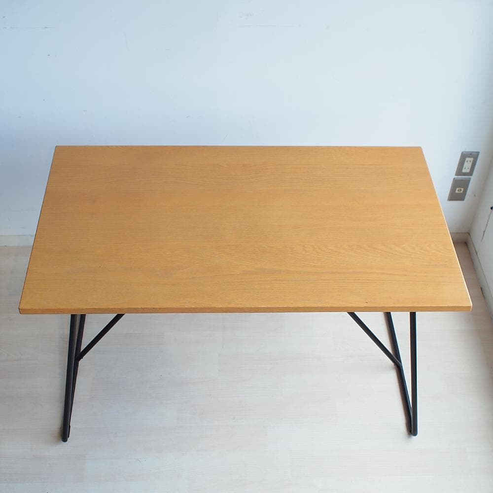 無印良品/MUJI 折りたたみテーブル 幅120cm オーク材 ナチュラル