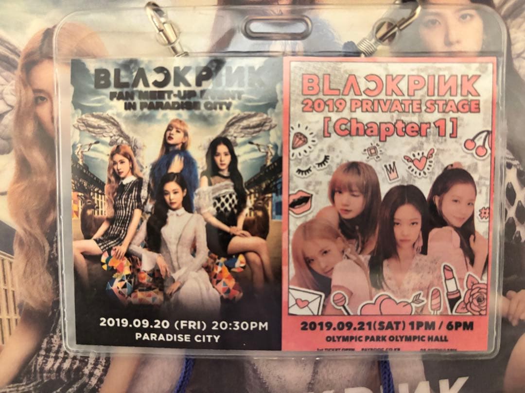 BLACKPINK ファンミーティング サインボード