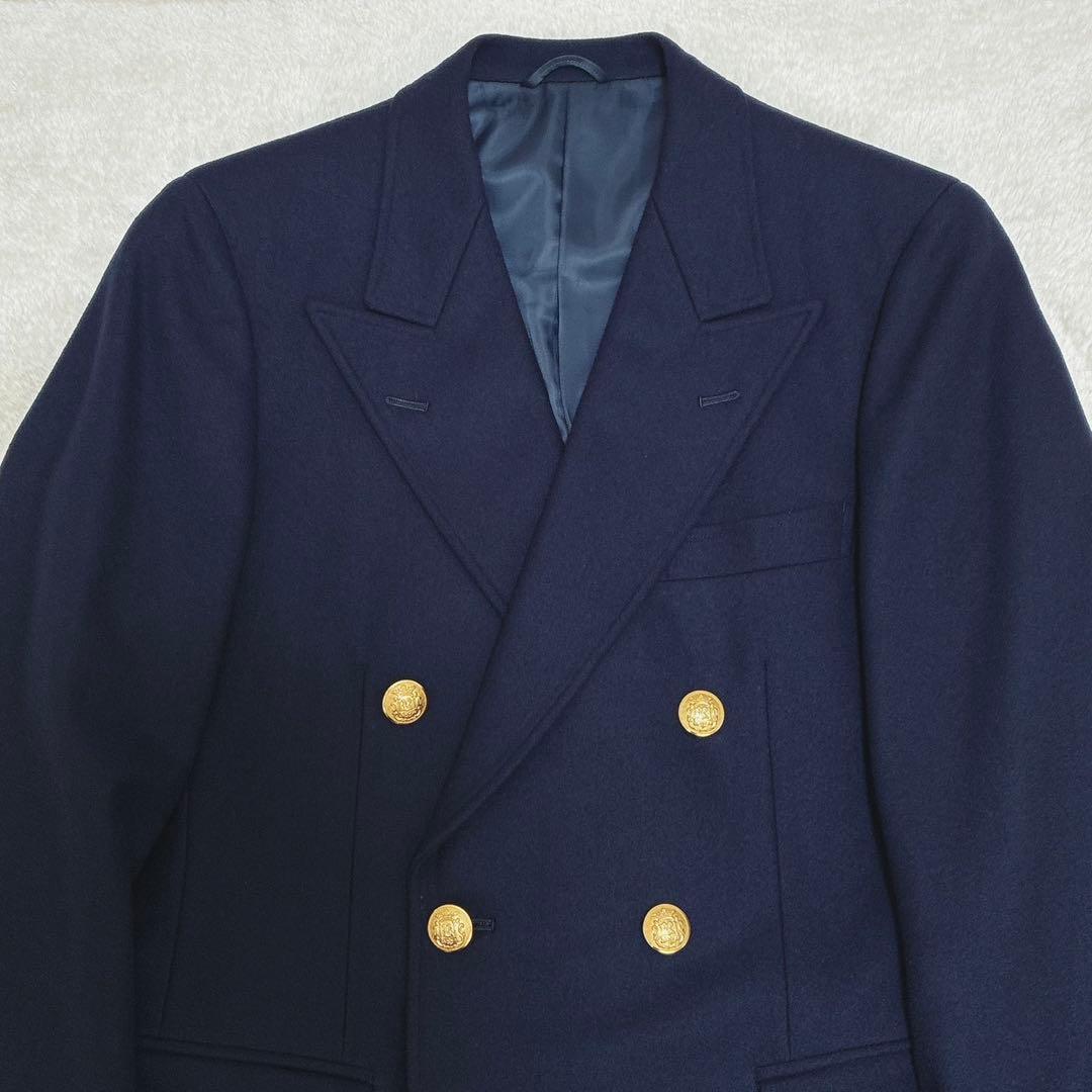 シップス x リングジャケット　紺ブレ　ダブル　金ボタン　テーラードジャケット