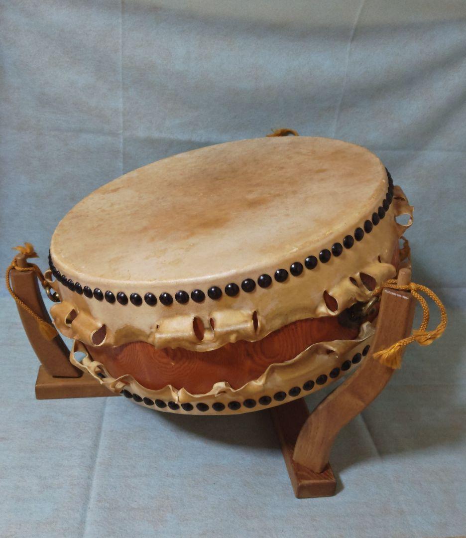和太鼓　平胴太鼓　台座　バッグ付き