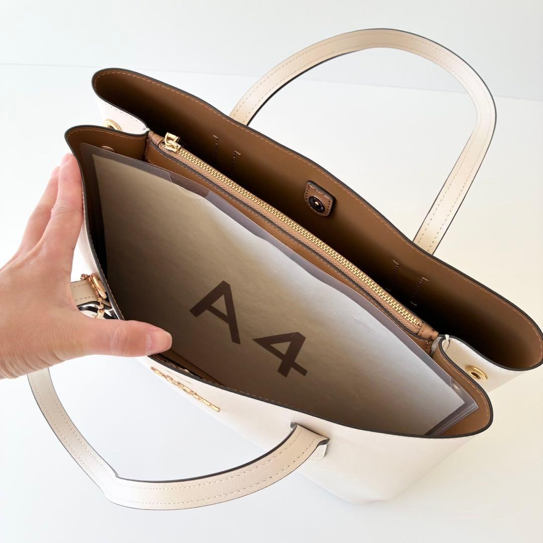 【新品】COACH トートバッグ アベニュー キャリーオール A4