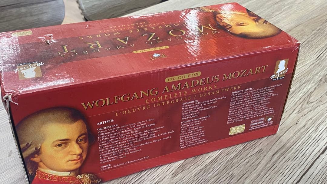 【170枚組】モーツァルト作品全集 CD-BOX ブリリアント・クラシックス