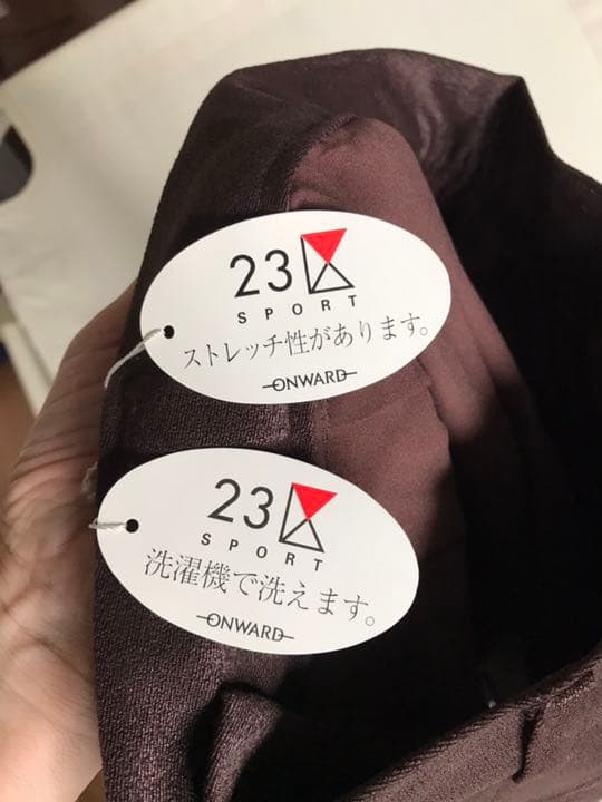 新品タグ付！23区ゴルフウェア巻きスカートタイプのキュロット