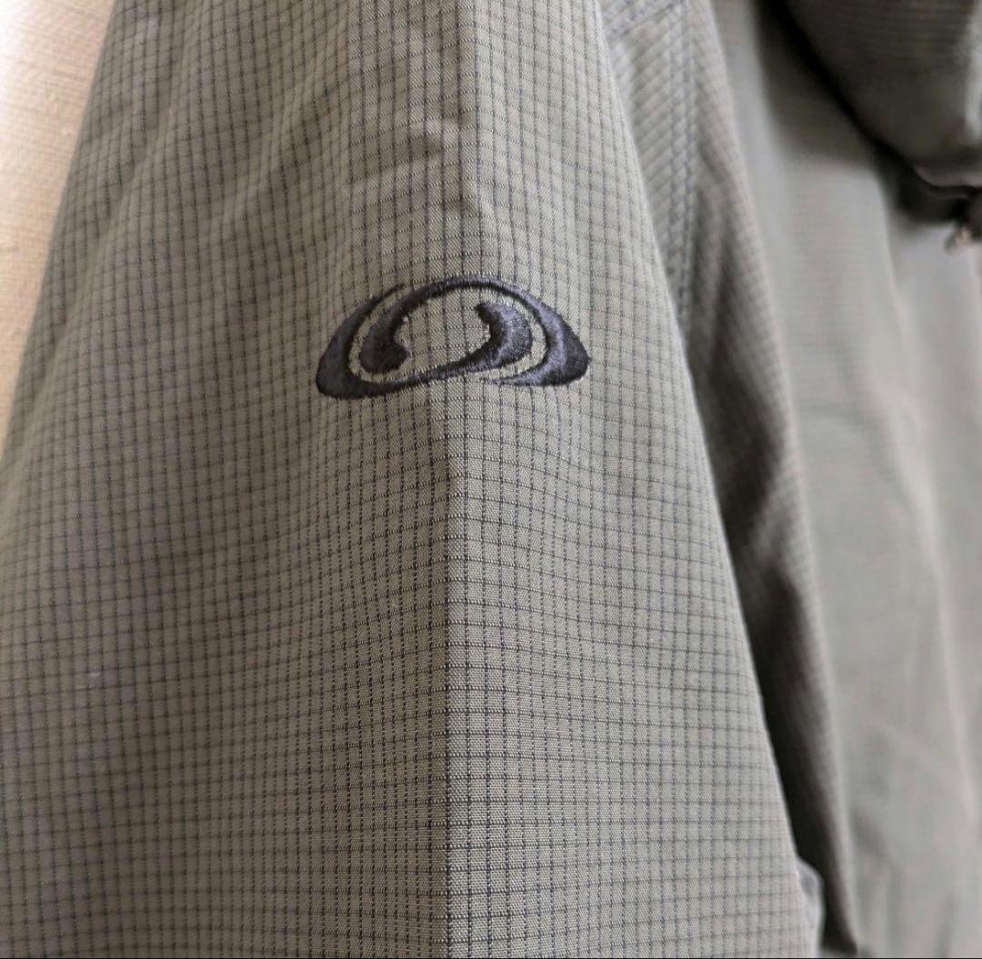 SALOMON スノーウェア 上下 メンズL カーキ オールドサロモン