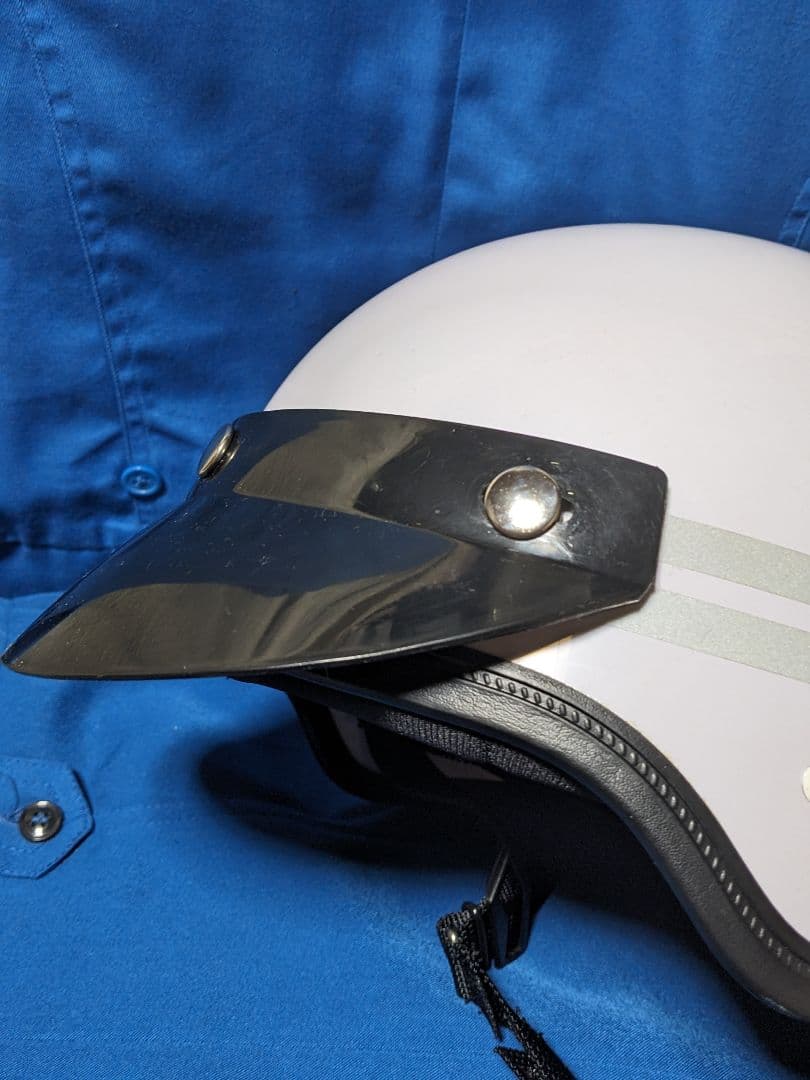 長期保管　交通　ヘルメット 未使用　フェイスシールド付