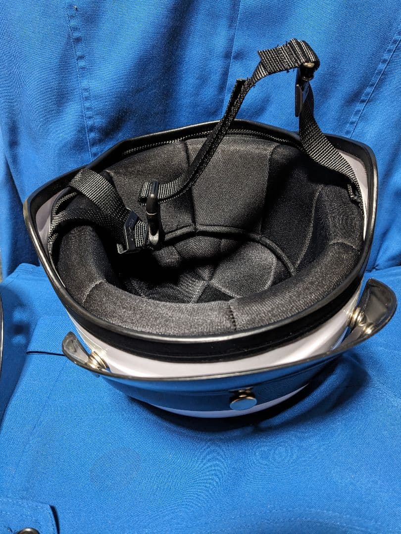 長期保管　交通　ヘルメット 未使用　フェイスシールド付