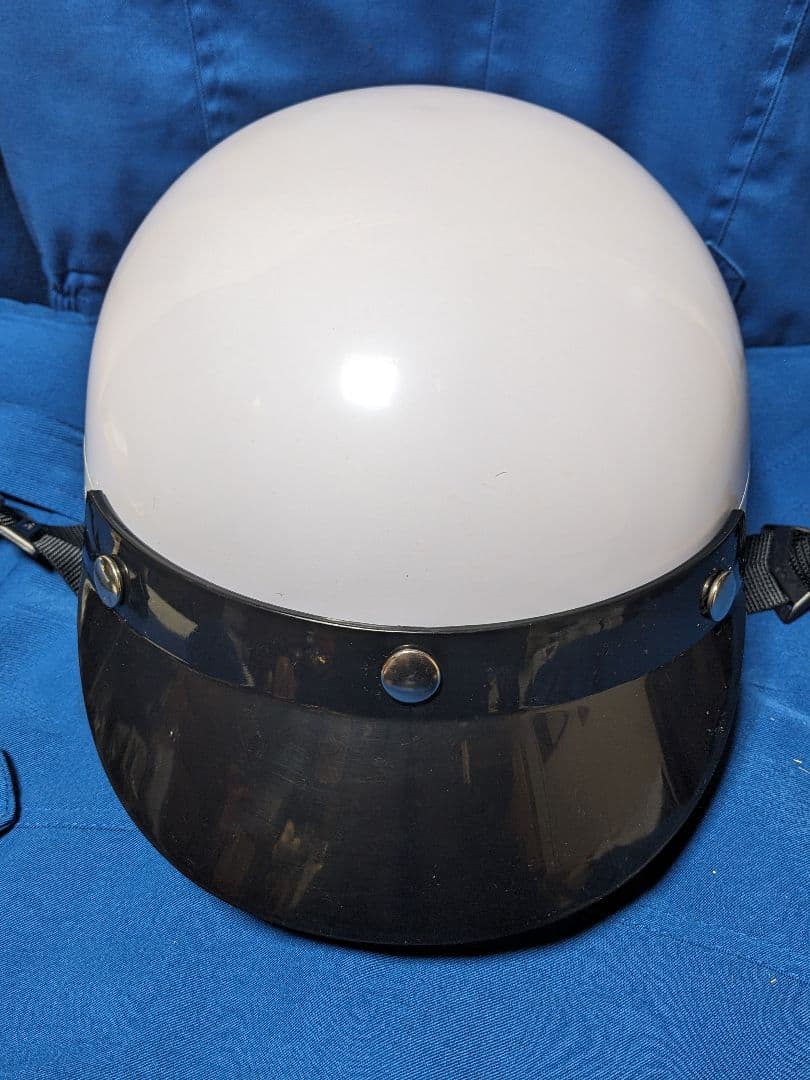 長期保管　交通　ヘルメット 未使用　フェイスシールド付