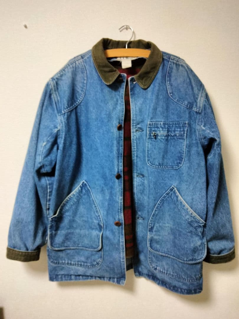 L.L.Bean デニムハンティングジャケット XLライナー付USA