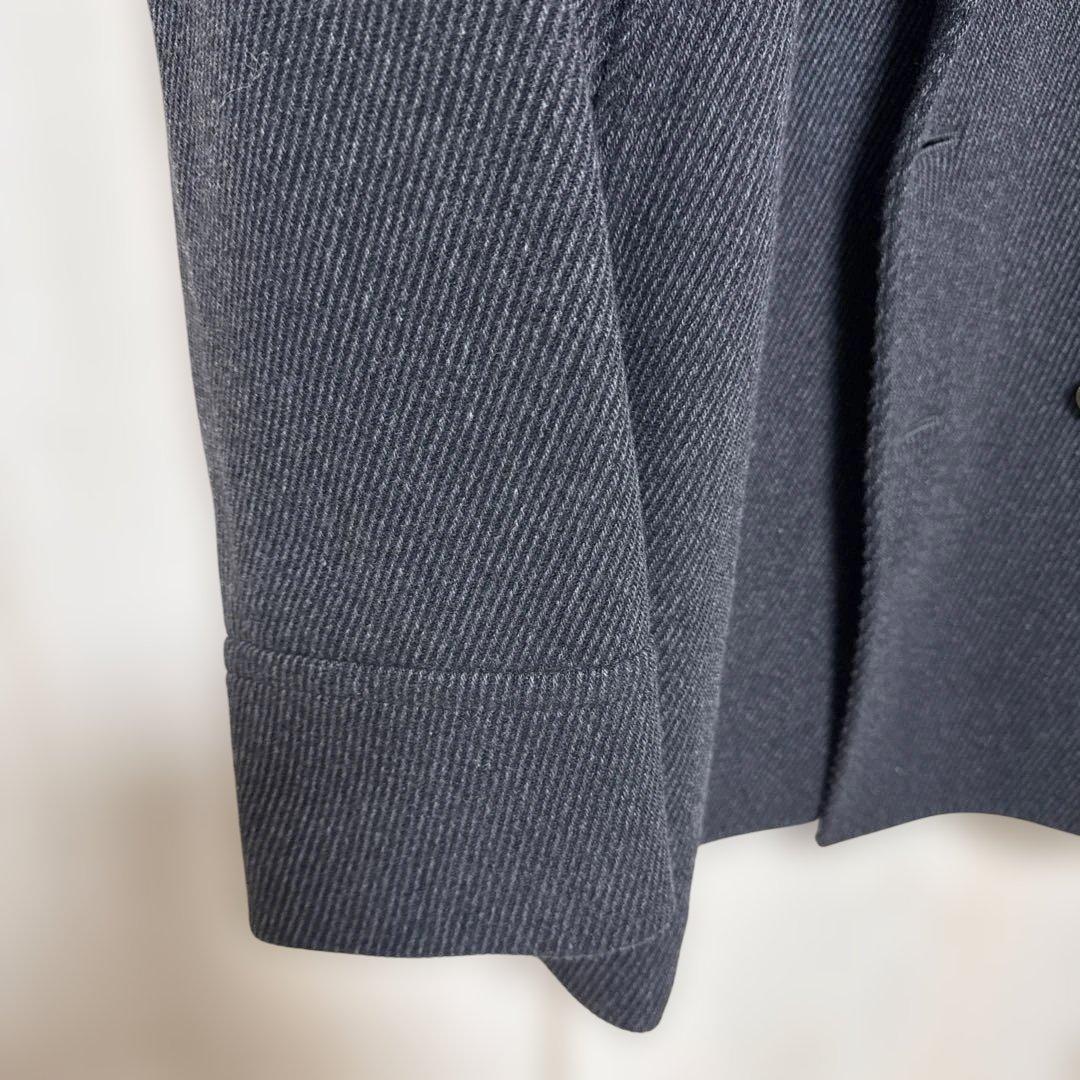 BRUNELLO CUCINELLI ダークグレー ピーコート