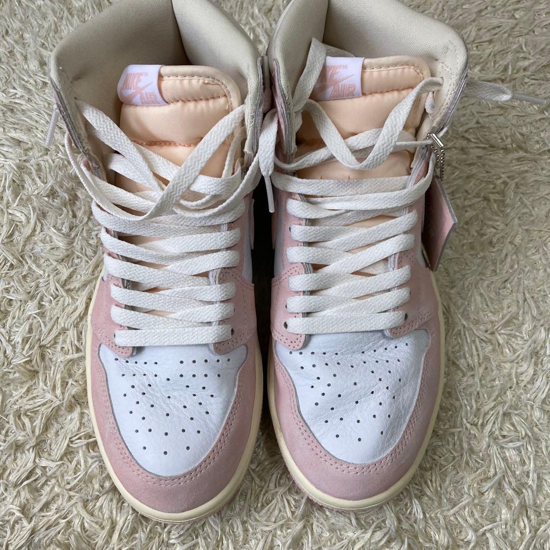 靴 25.5 Nike WMNS Air Jordan 1 Washed Pink