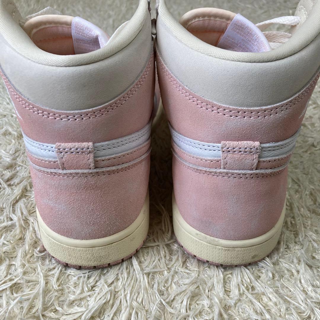 靴 25.5 Nike WMNS Air Jordan 1 Washed Pink