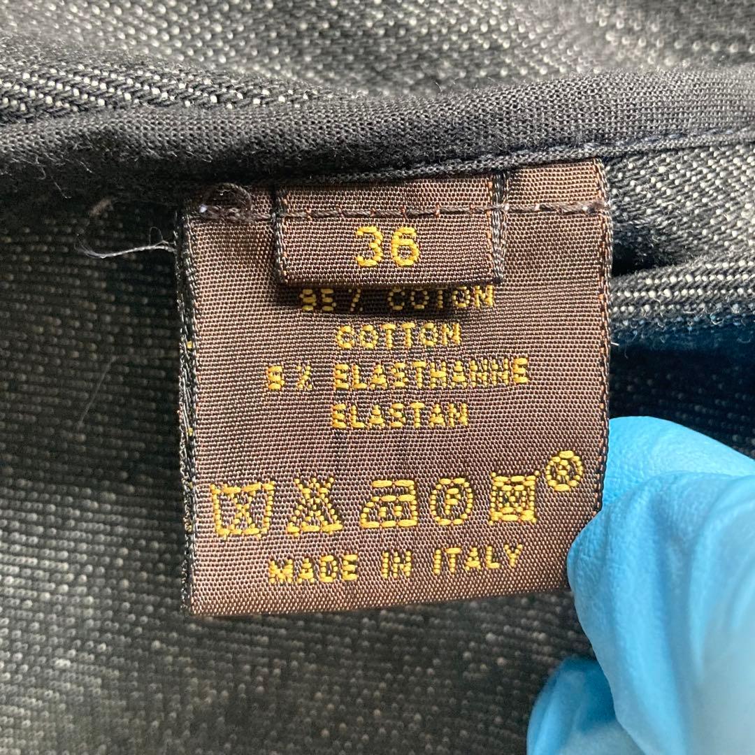 極美品 LOUIS VUITTON デニムジャケット 切替 ツイルデニム