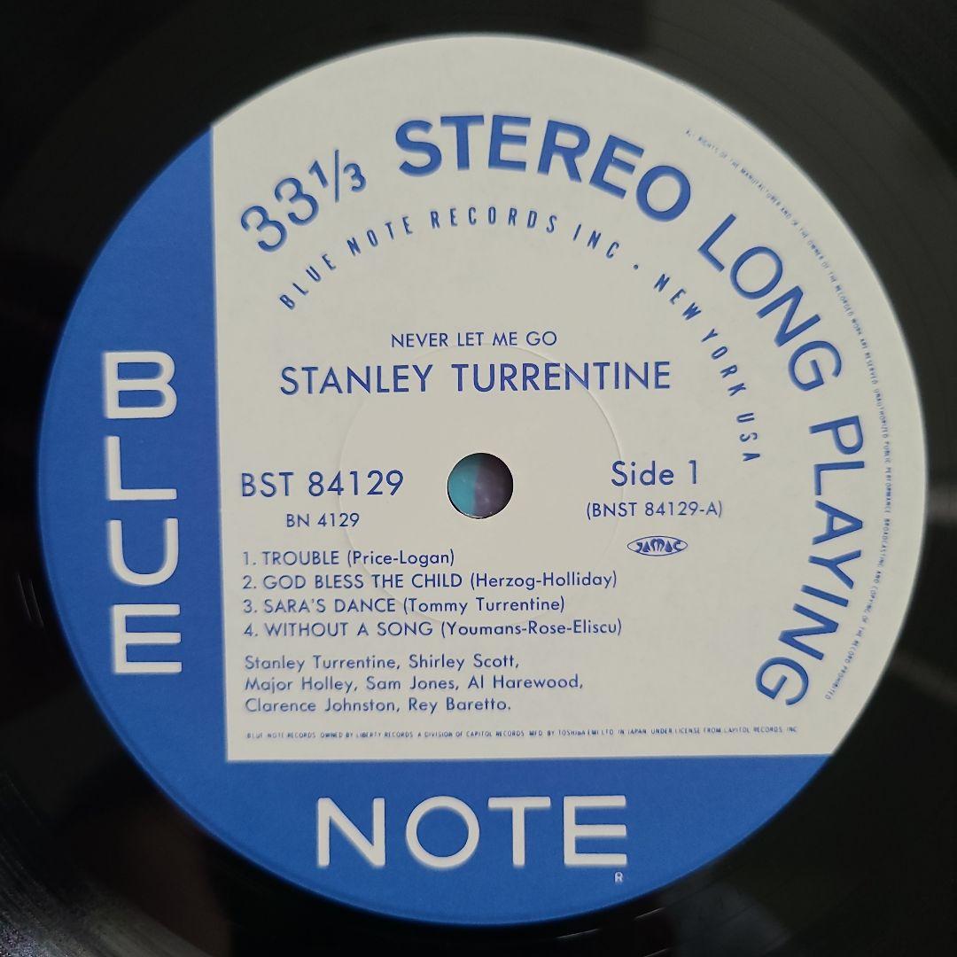 ★ブルー・ノート★『ネヴァー・レット・ミー・ゴー』スタンリー・タレンタイン