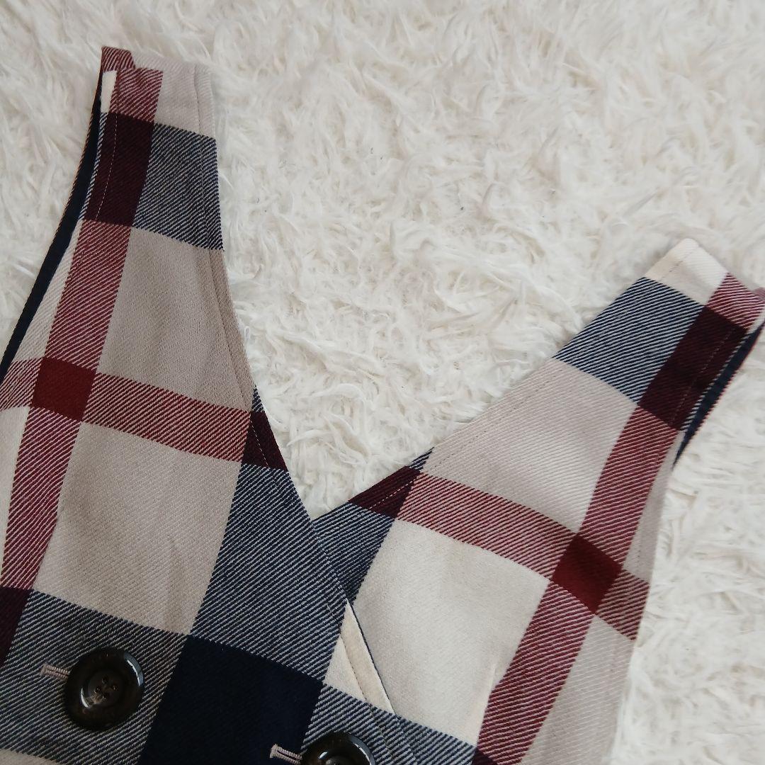 【BLUE LABEL CRESTBRIDGE】ウールビエラジャンパースカート