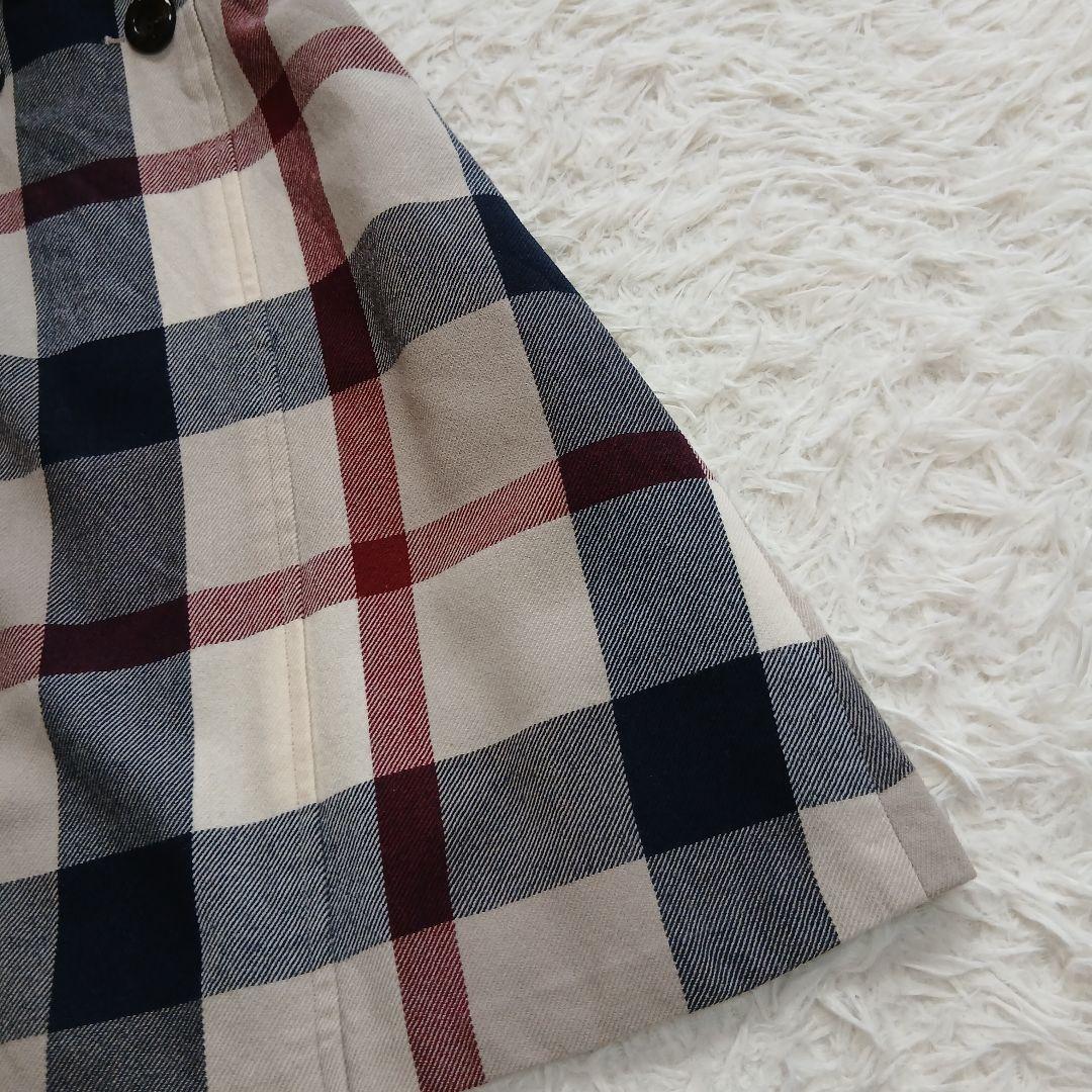 【BLUE LABEL CRESTBRIDGE】ウールビエラジャンパースカート