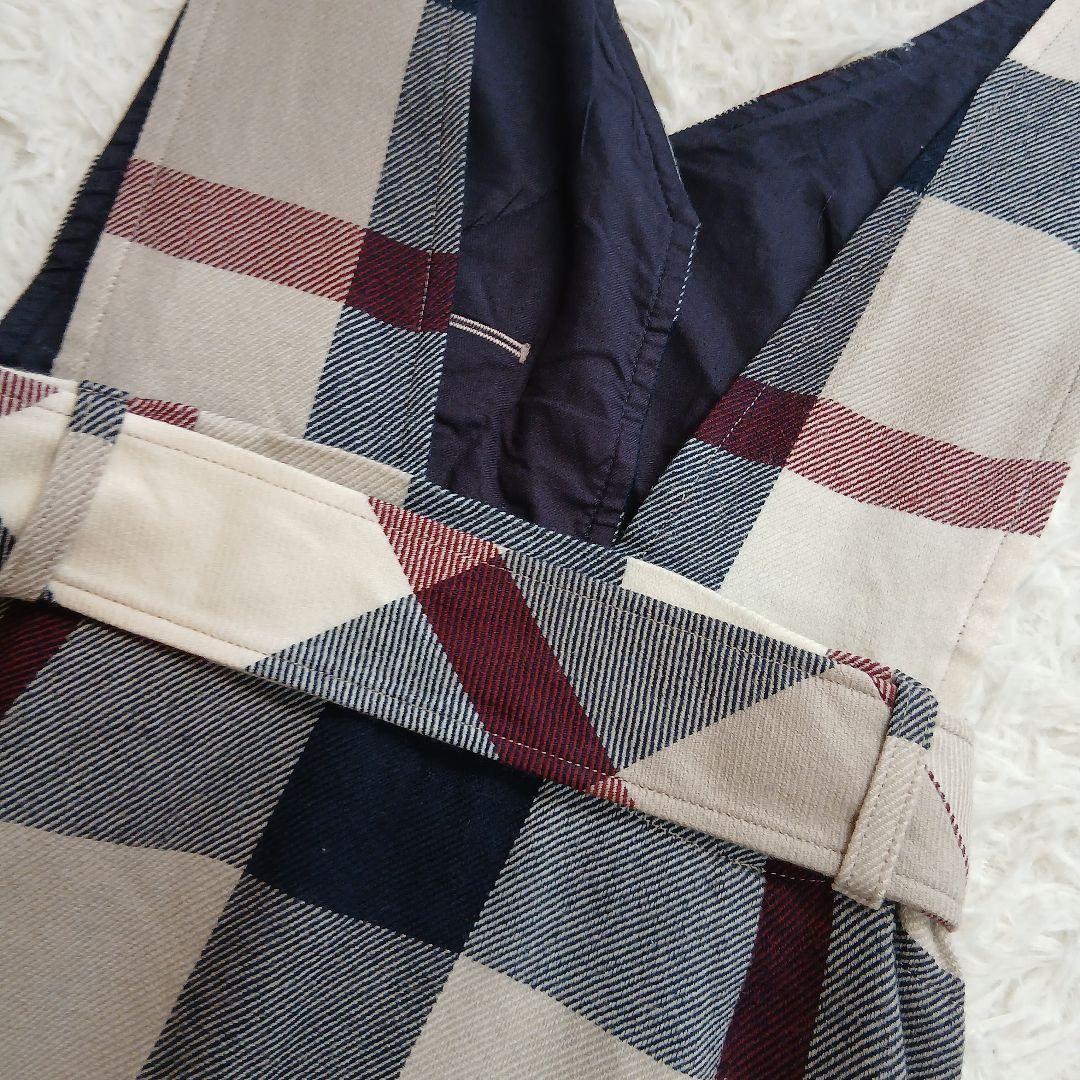 【BLUE LABEL CRESTBRIDGE】ウールビエラジャンパースカート