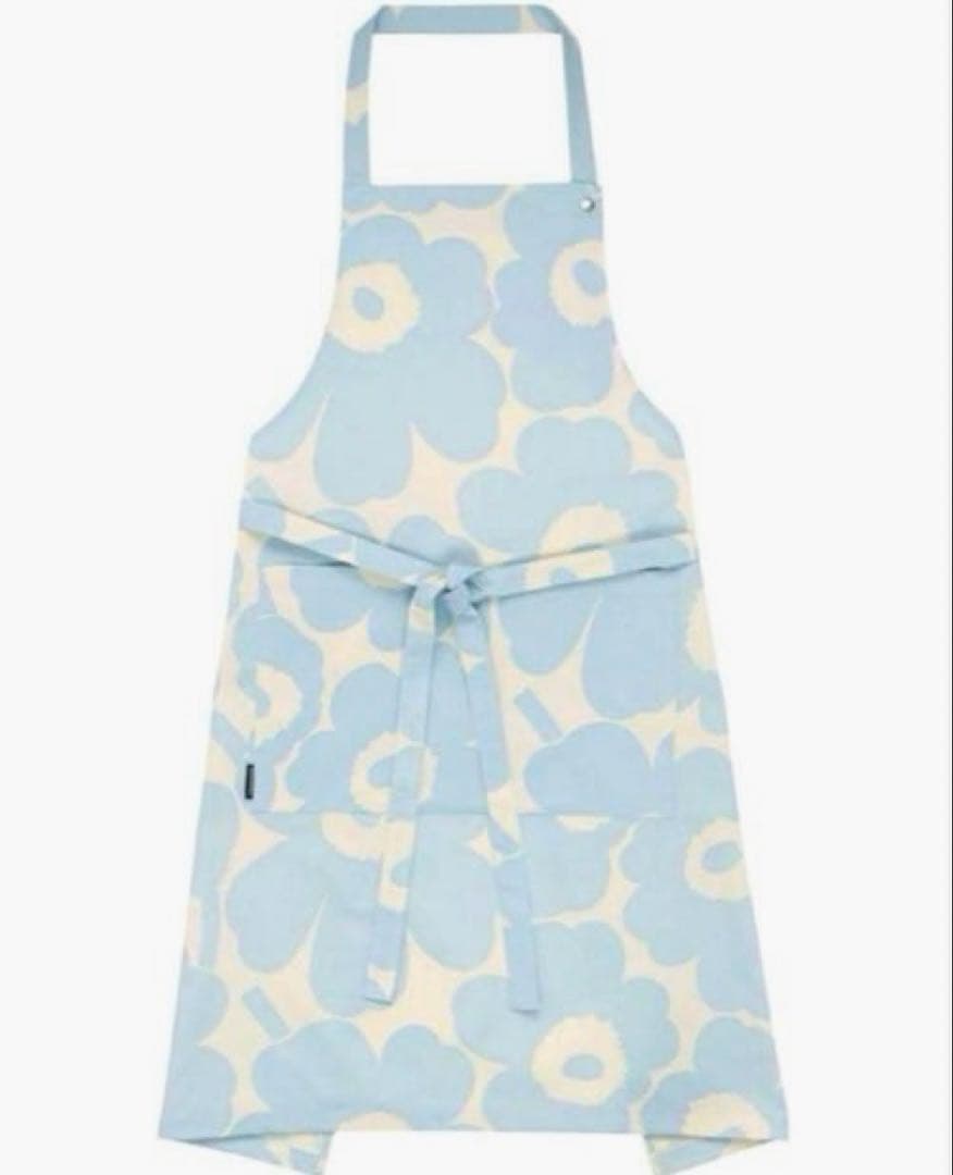 ☆新品未使用☆マリメッコ　marimekko エプロン　ウニッコ　ラスト１点