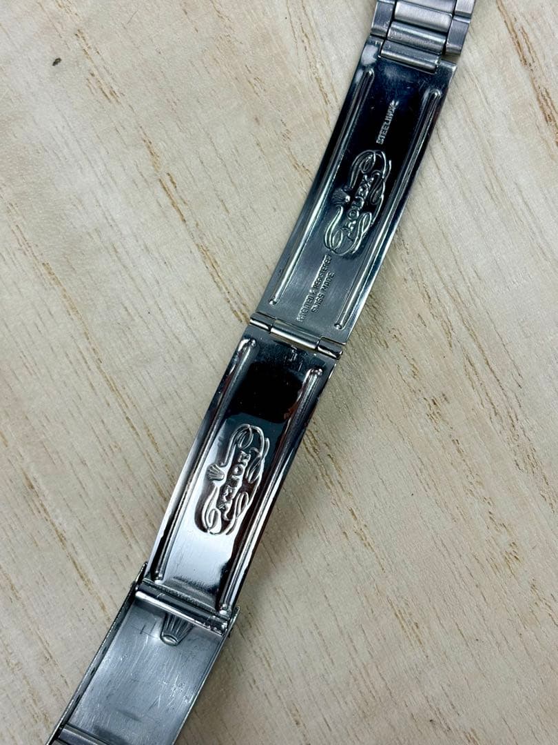 美品ロレックス純正オイスター巻きブレス 7835 FF357 幅19mm ベルト