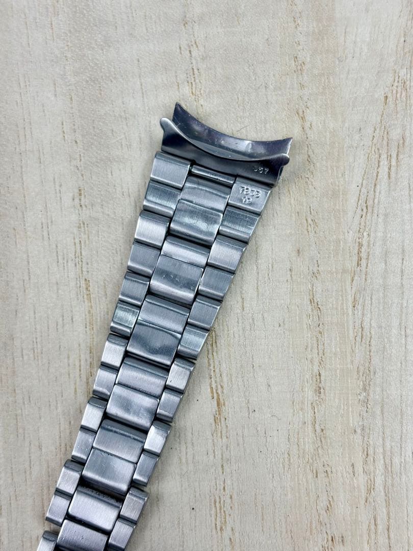 美品ロレックス純正オイスター巻きブレス 7835 FF357 幅19mm ベルト