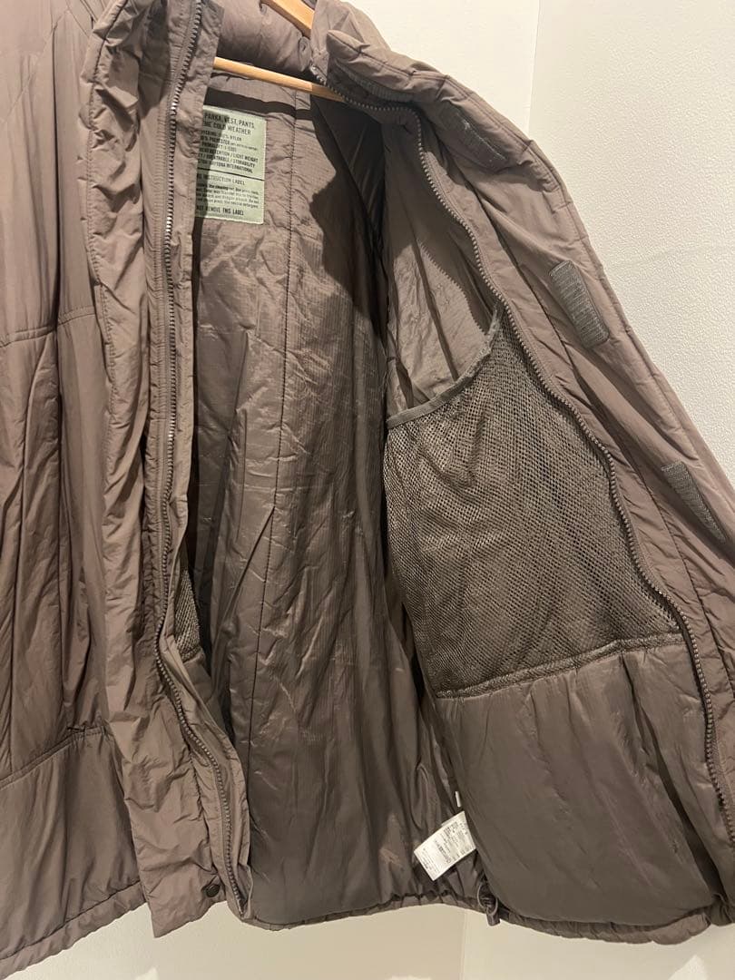 プリマロフト ECWCS LEVEL7型　ナイロン中綿コート