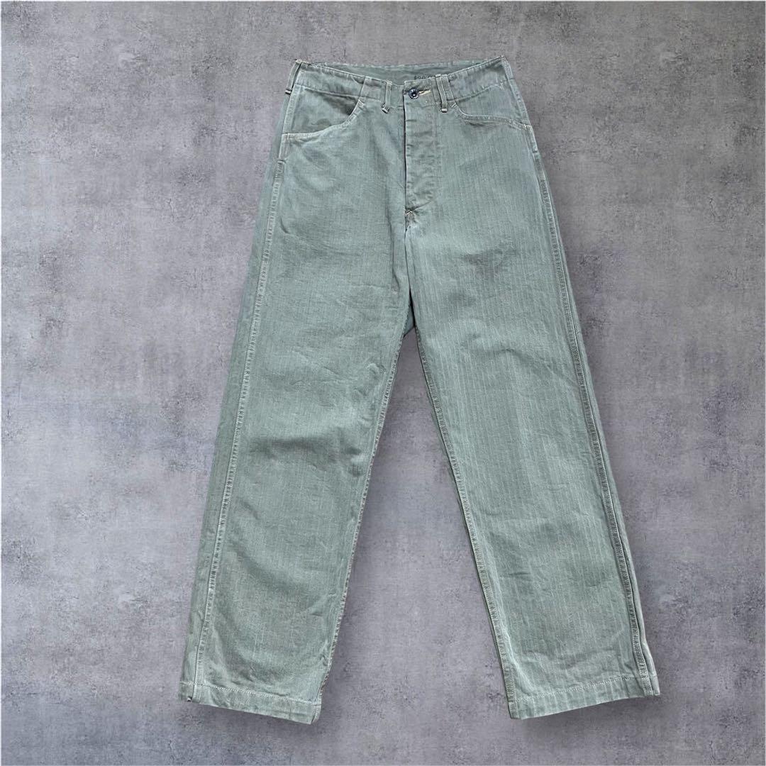 バズリクソンズUSMC ヘリンボーンユーティリティトラウザーズパンツ S