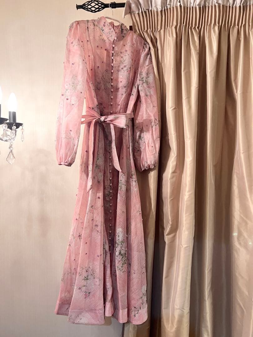 miss rosier ミスロジェ　フローラルプリント長袖ワンピース　新品未使用