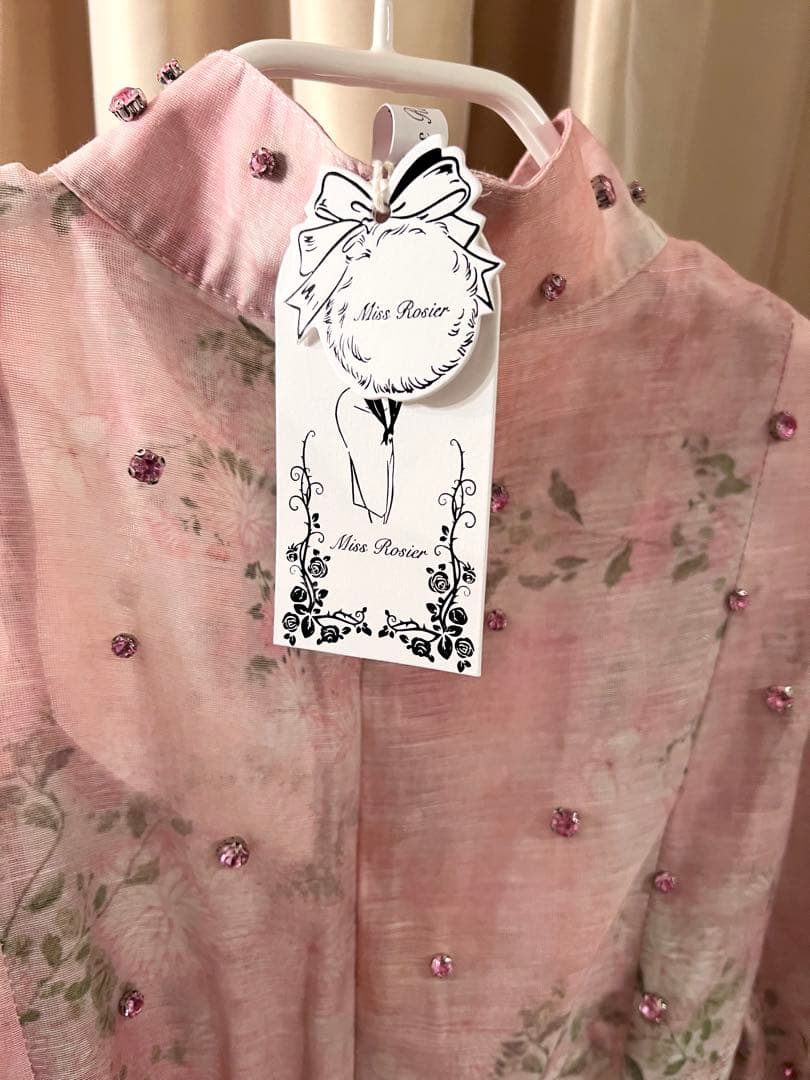 miss rosier ミスロジェ　フローラルプリント長袖ワンピース　新品未使用