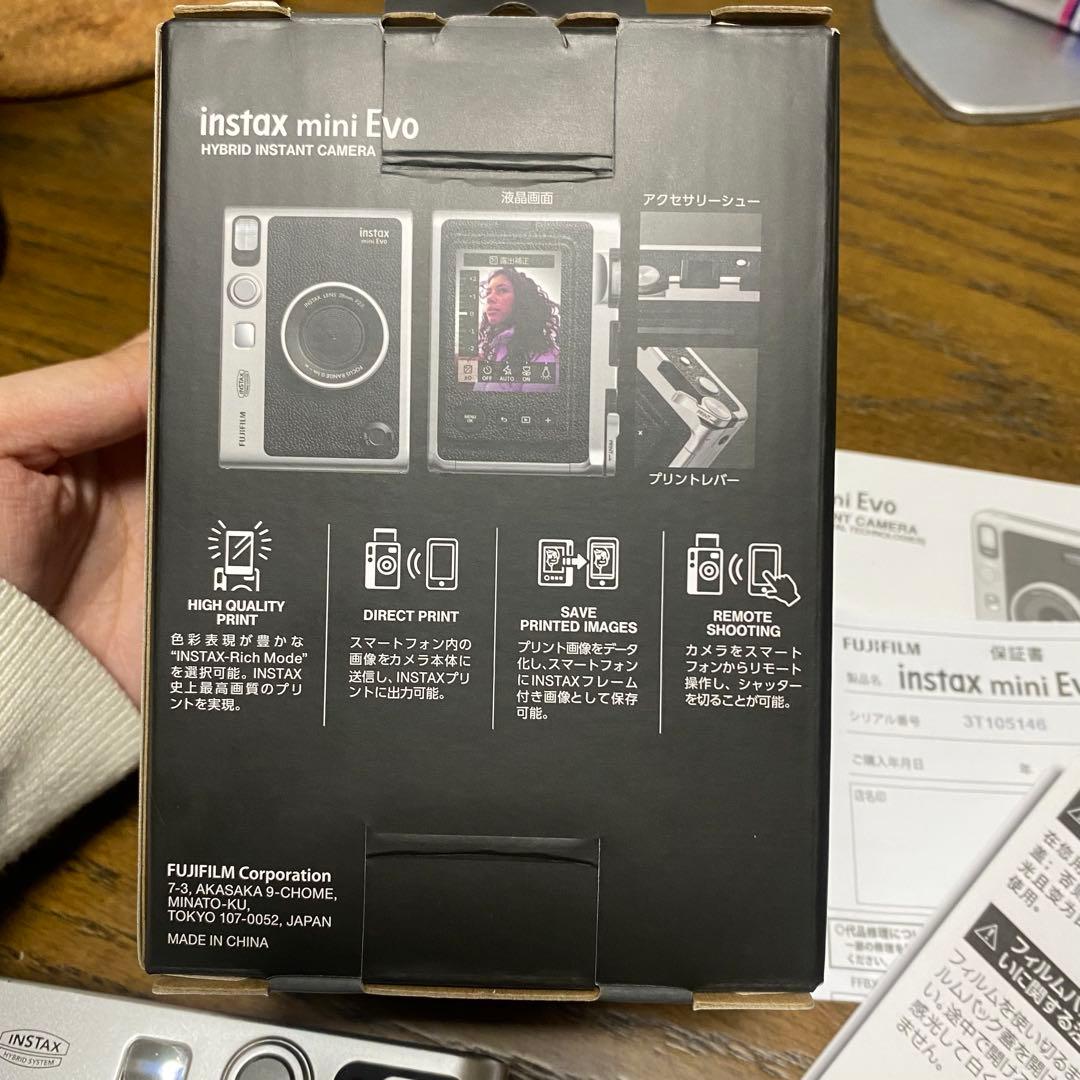 FUJIFILM instax mini Evo ブラック