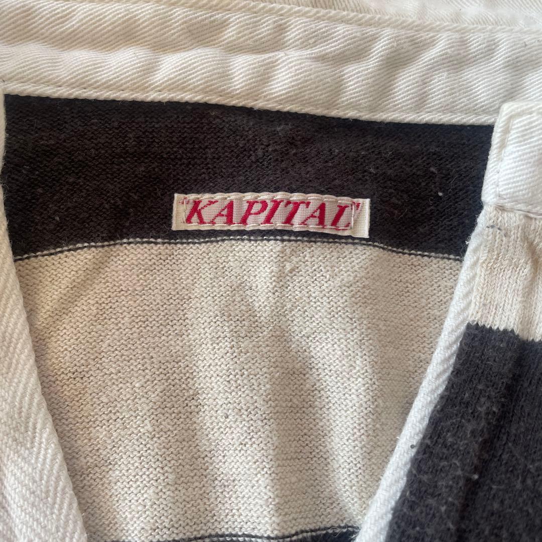 kapital ラガーシャツ