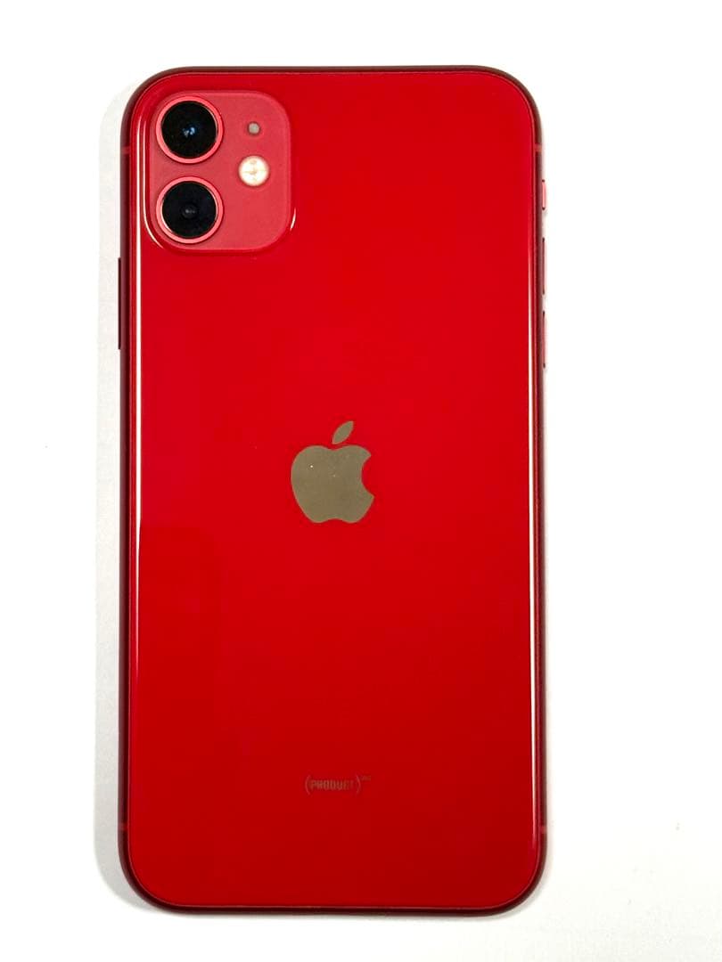 【美品】iPhone11 本体 レッド SIMフリー