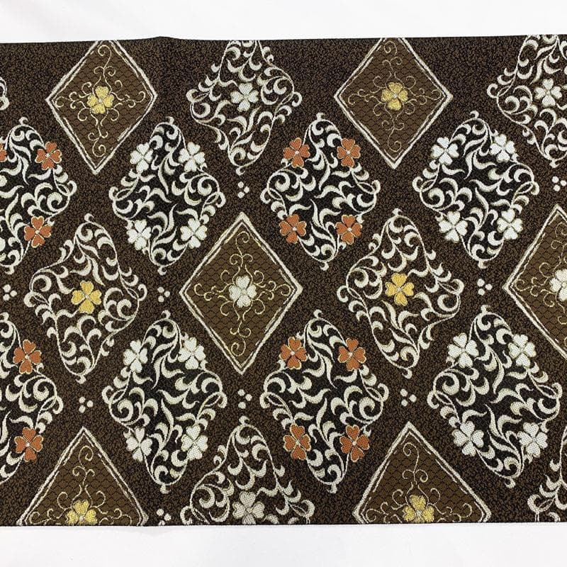 502my87◇西陣 廣部商事 花菱 唐草 金糸 六通 袋帯◇美品