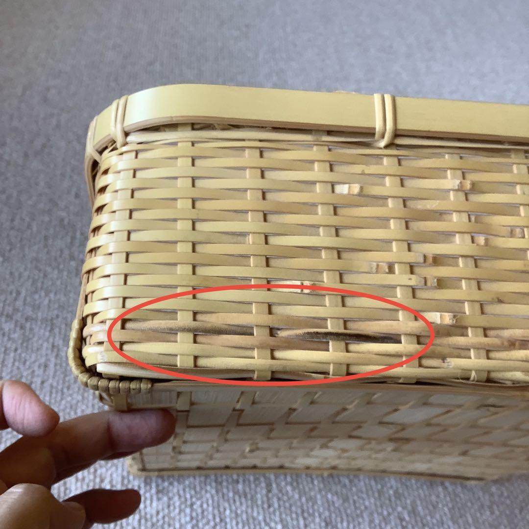 竹製 整理かご（中川政七商店、吉田直樹（吉田竹物）作）浅型 大