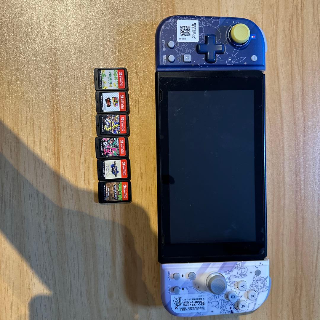 Nintendo Switch 本体、ソフト、ケース付き