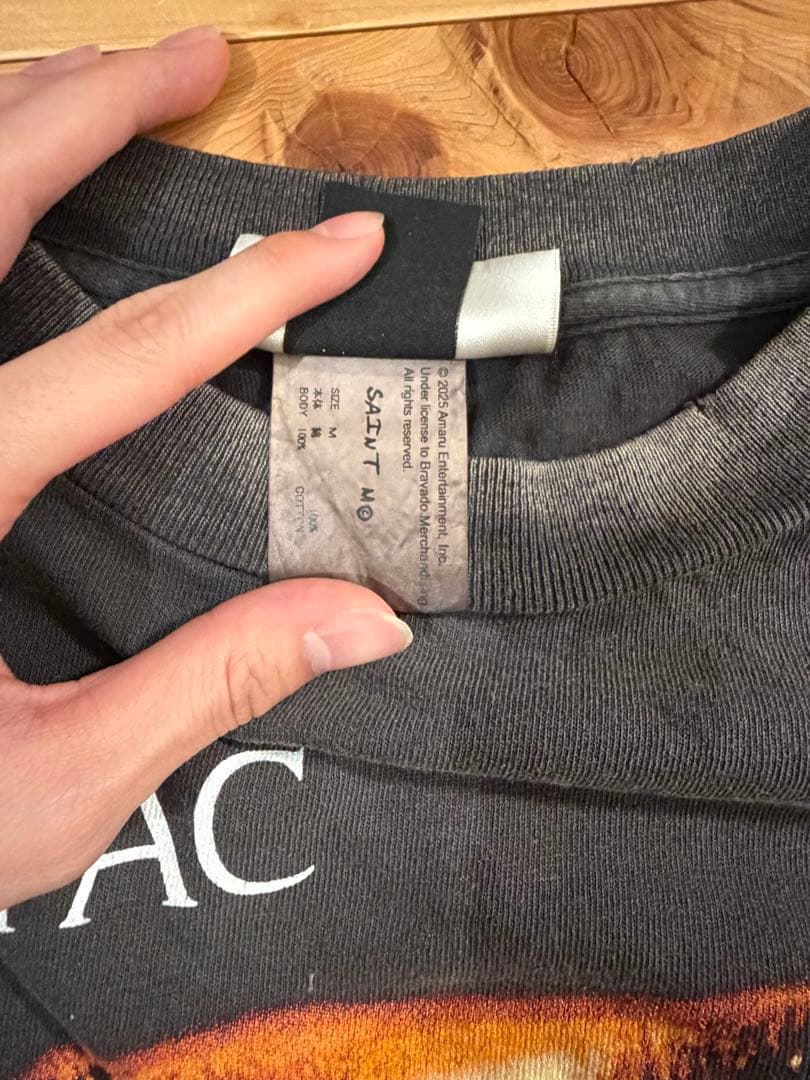 2PAC Tシャツ Mサイズ SAINT
