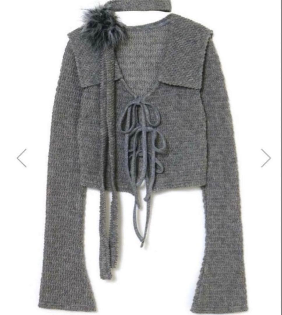 トップス melt the lady fluffy tie tops