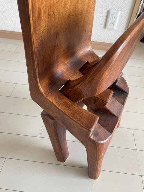 ローチェア　折りたたみ椅子　民芸家具　骨董