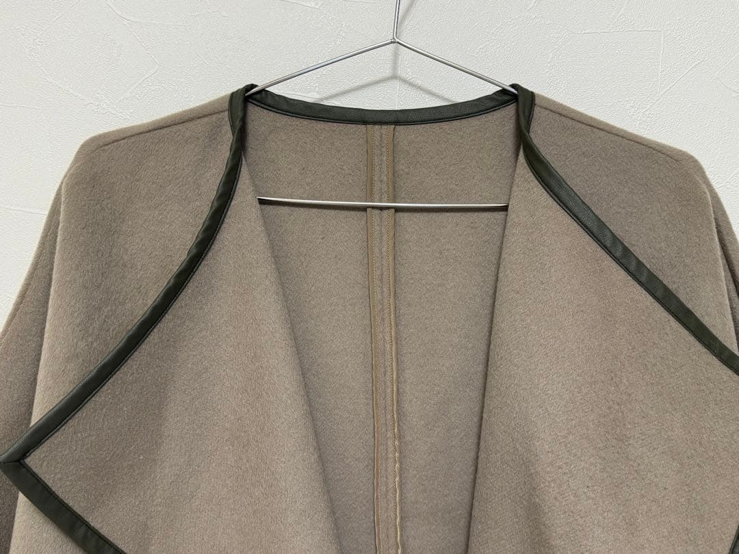 【美品】plage プラージュ　ポンチョコート　ウール　定価6.1万円