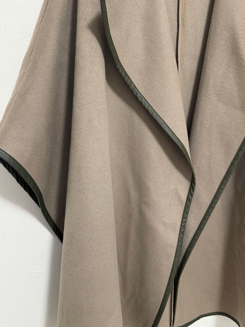 【美品】plage プラージュ　ポンチョコート　ウール　定価6.1万円